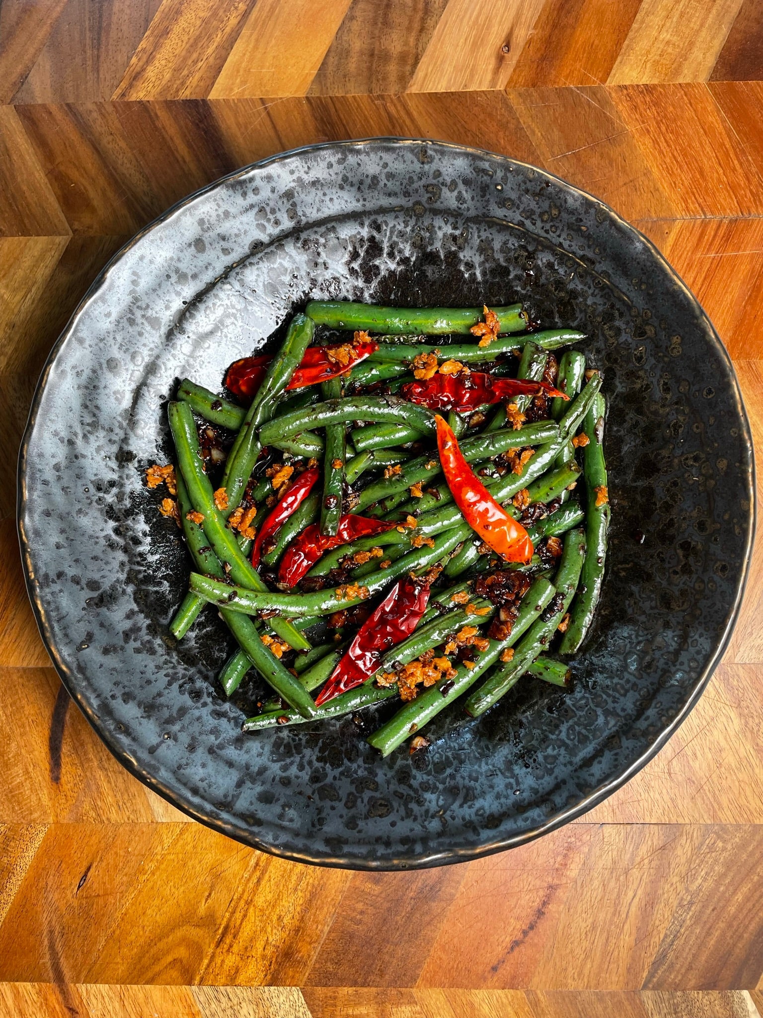 Stir Fried Umami Green Beans