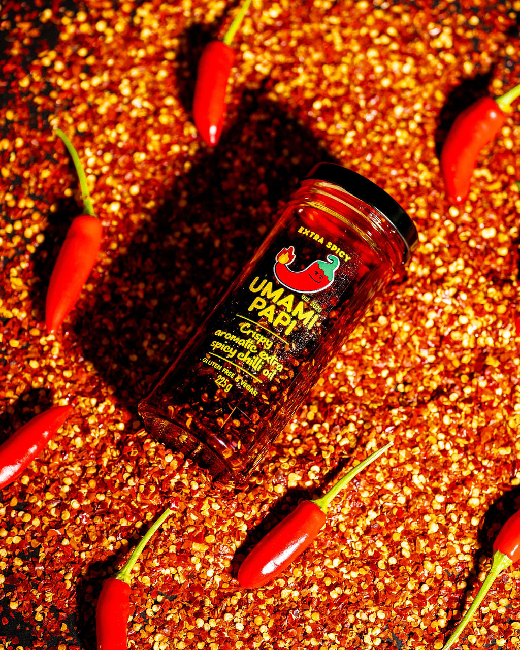 Extra Spicy Gluten Free & Vegan Crunchy Chilli Oil