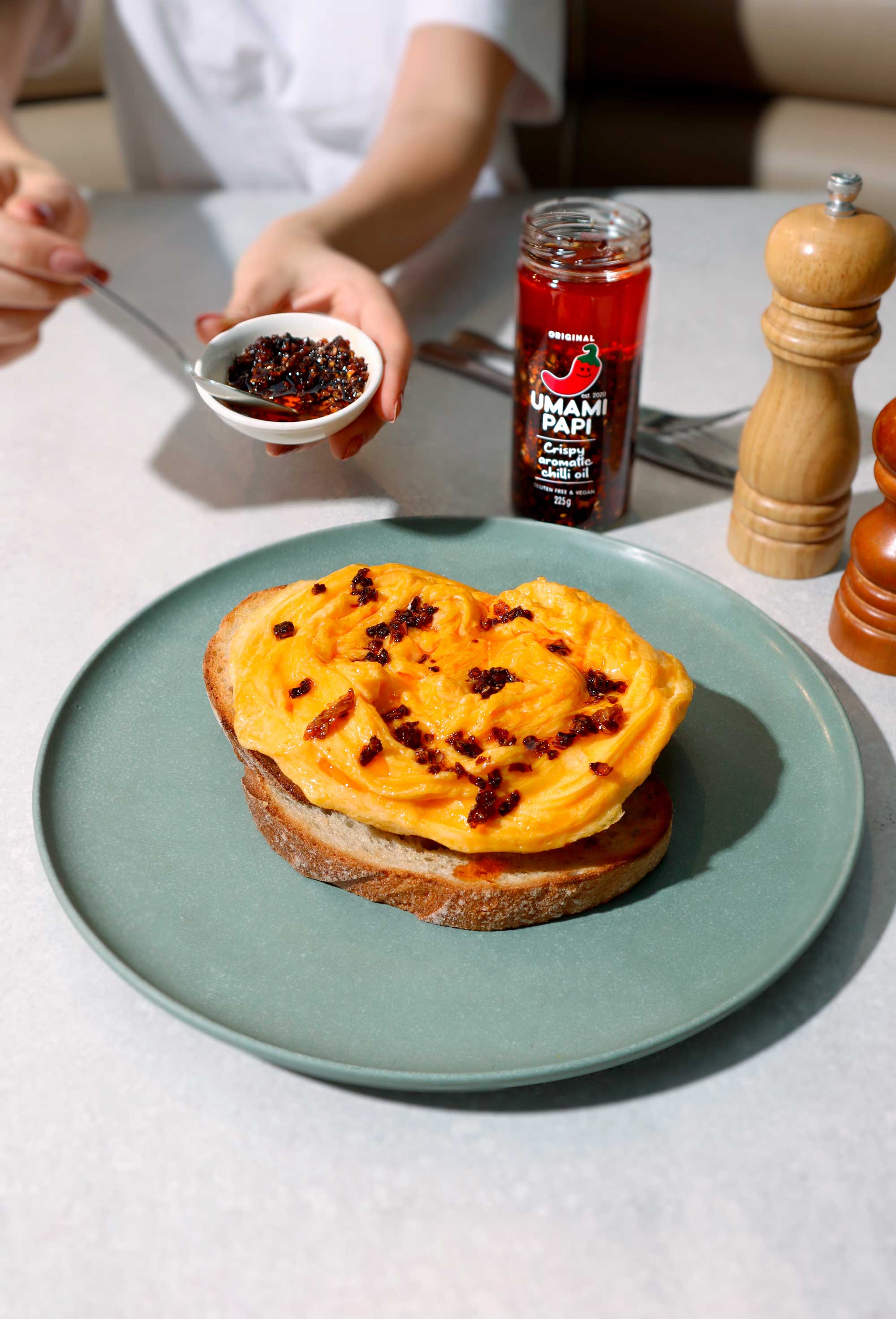 Egg Recipe with Crispy Chilli Oil