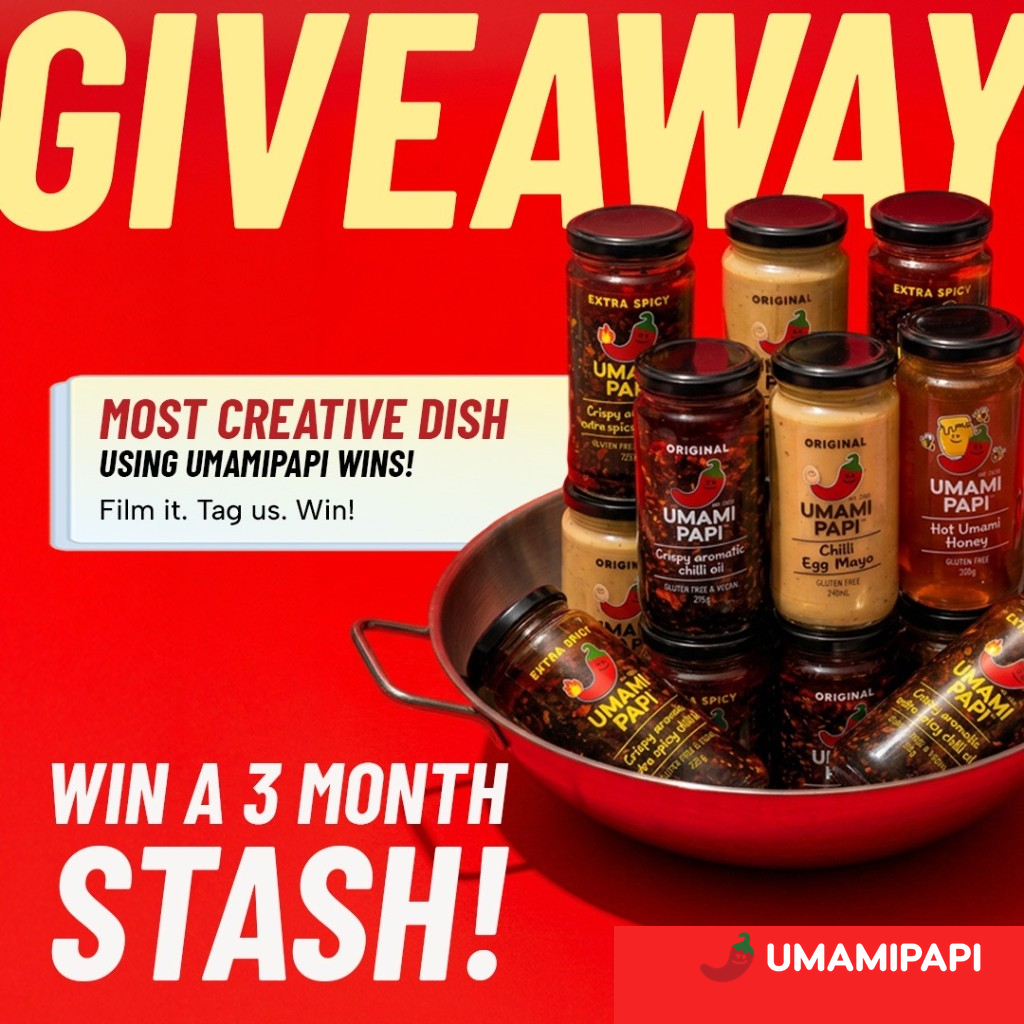 UmamiPapi 3 Month Stash Giveaway — most creative dish wins