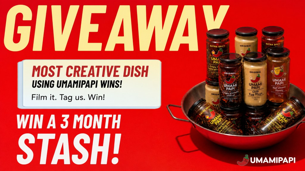 UmamiPapi 3 Month Stash Giveaway — most creative dish wins