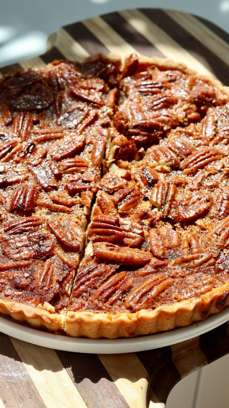 Hot Honey Pecan Pie