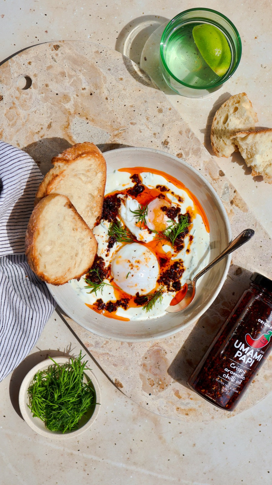 Turkish Eggs with Crispy Chilli Oil
