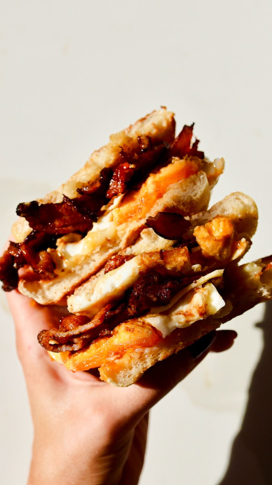 Hot Honey Bacon & Egg Muffins