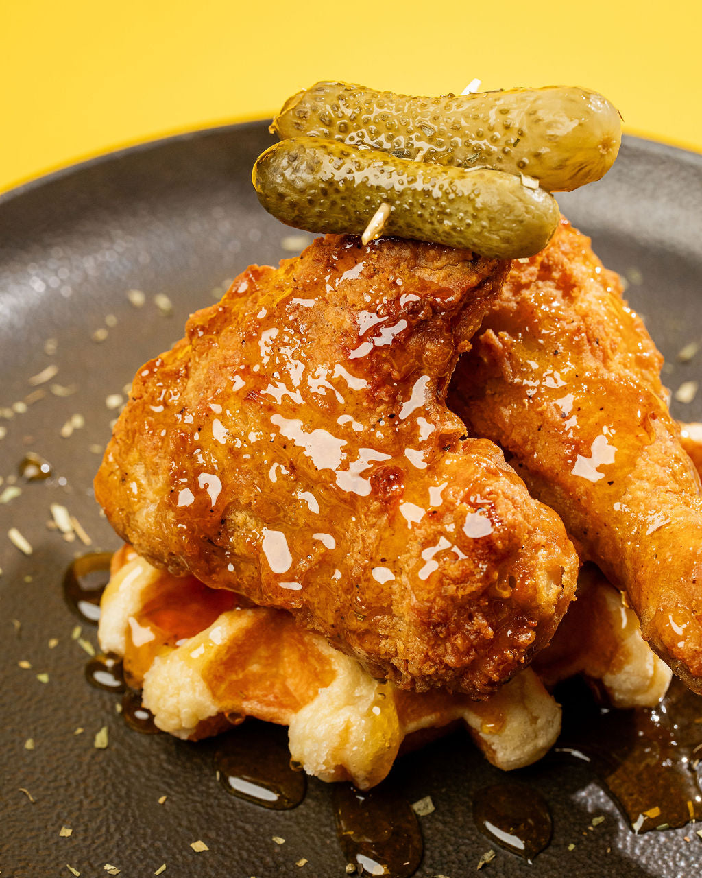 Hot honey and chilli oil pairing