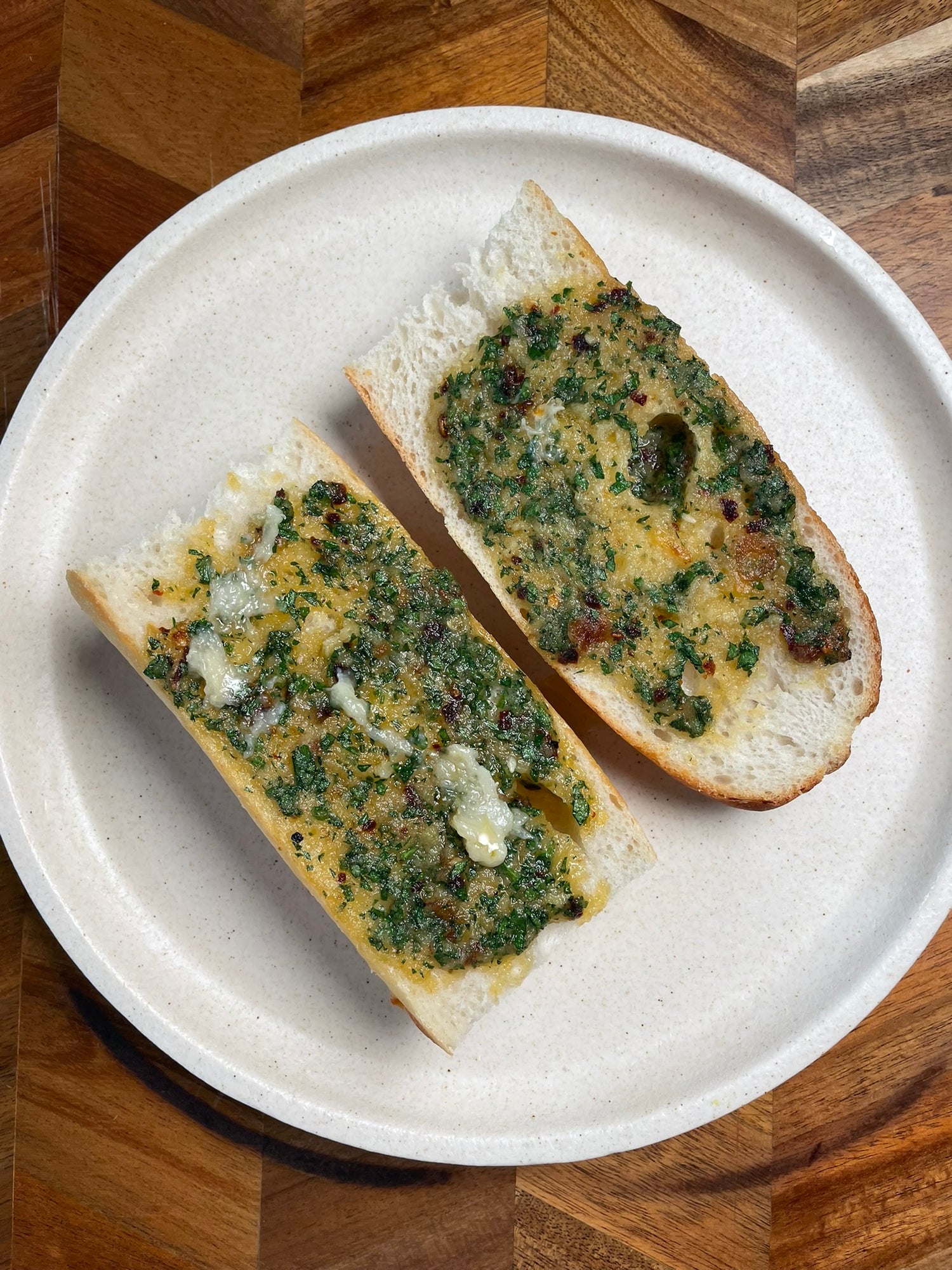 Garlic Bread with Umami Butter