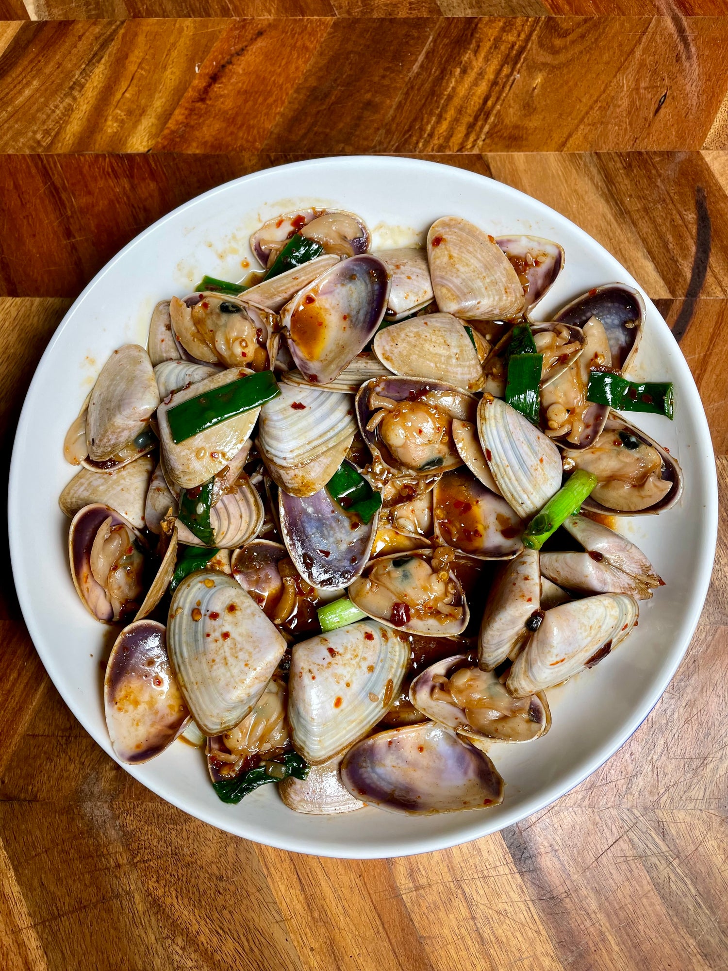 Umami Clams with Chilli & Garlic