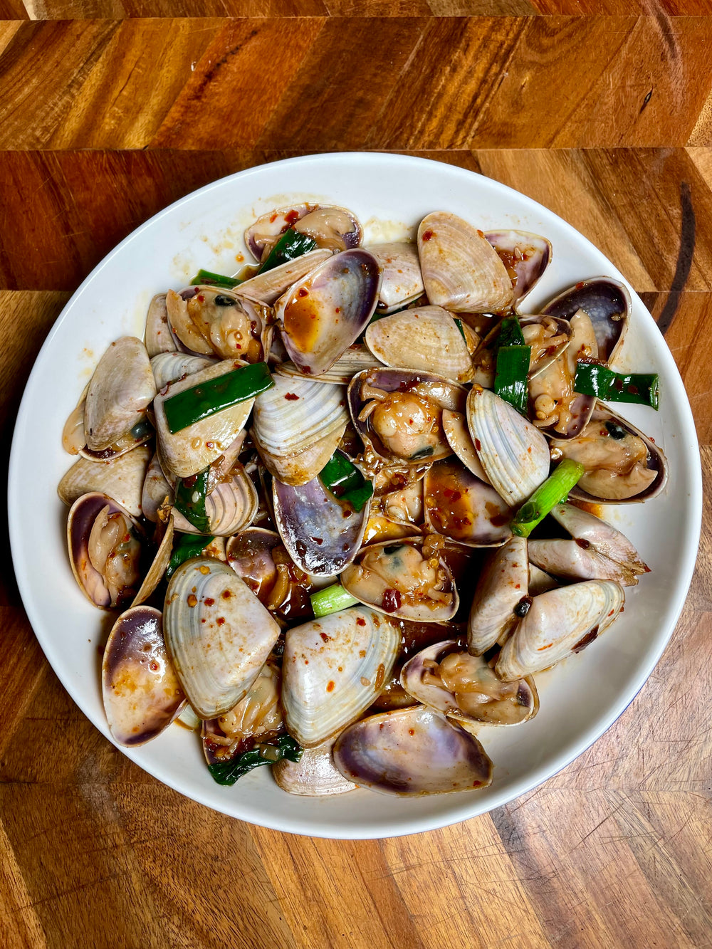 Umami Clams with Chilli & Garlic