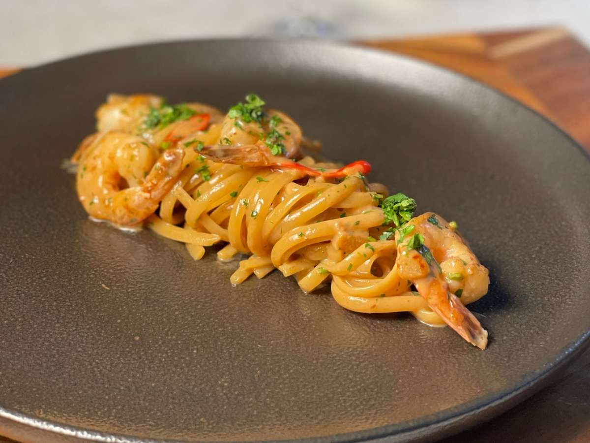 Prawn Umami Bisque Linguine