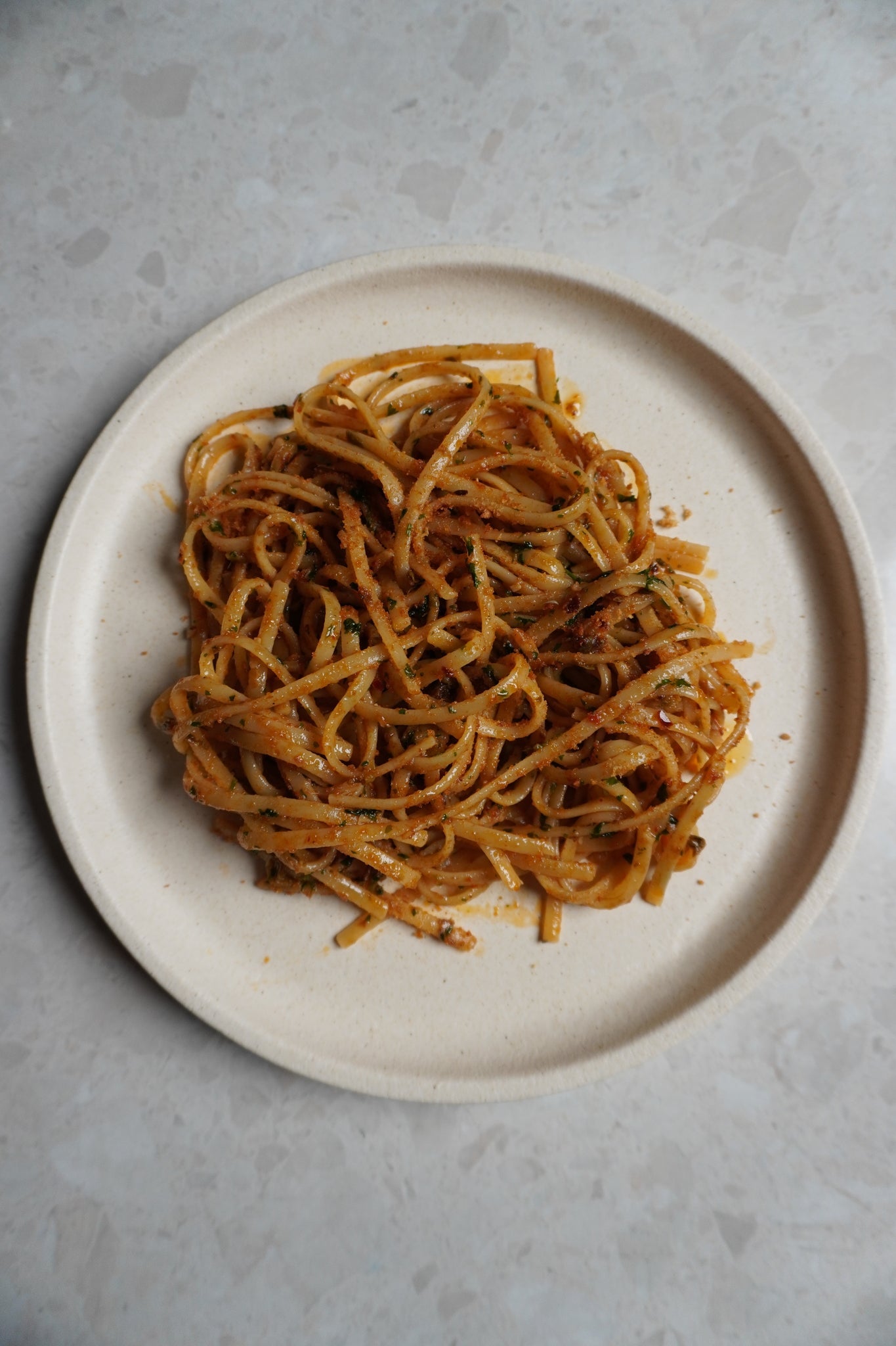 Anchovy Pasta with UmamiPapi
