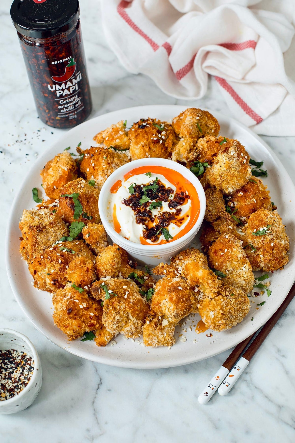 Crispy Bang Bang Chilli Cauliflower