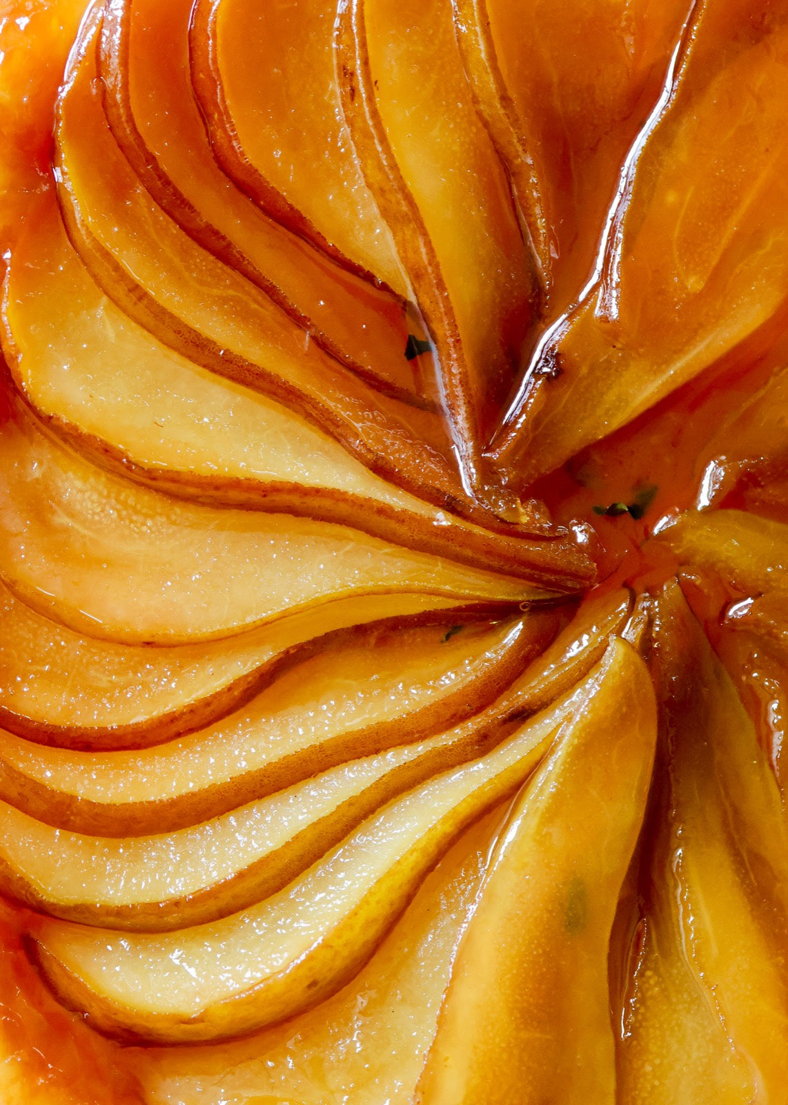 Hot Honey, Thyme and Pear Tarte Tatin