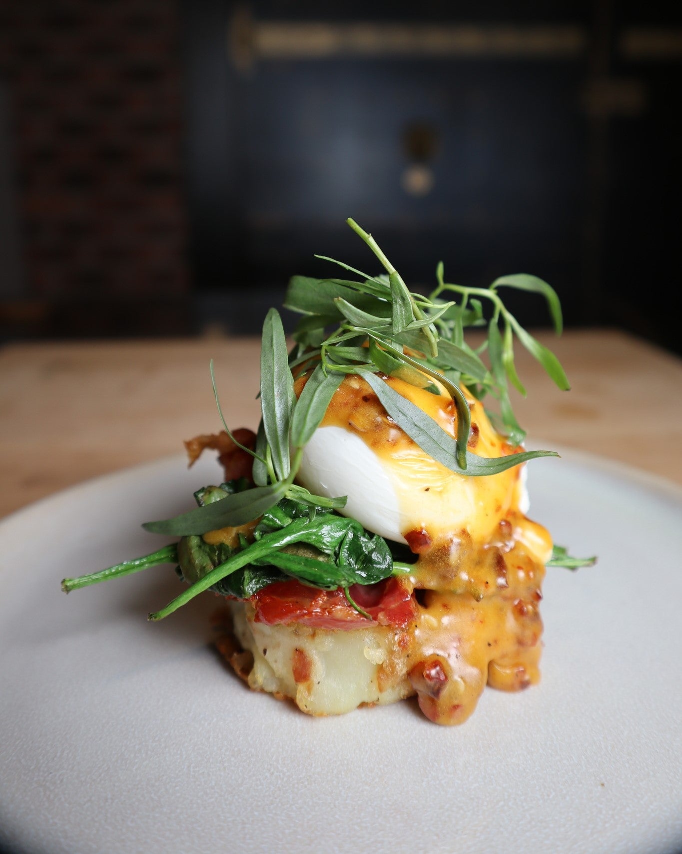 Eggs Benedict with Umami Hollandaise