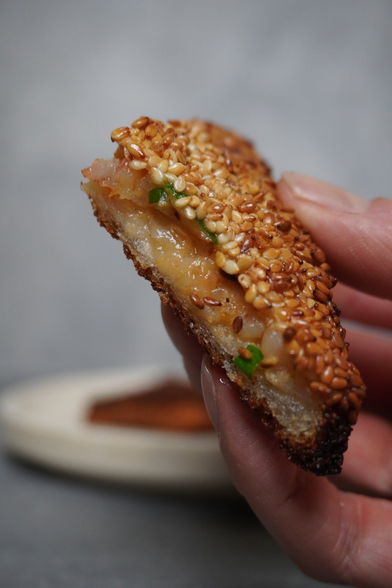 Sesame Prawn Toast with UmamiPapi